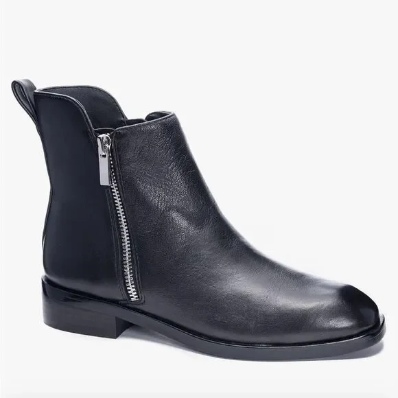 42 GOLD Yearling Leather Booties - Picture 2 of 8